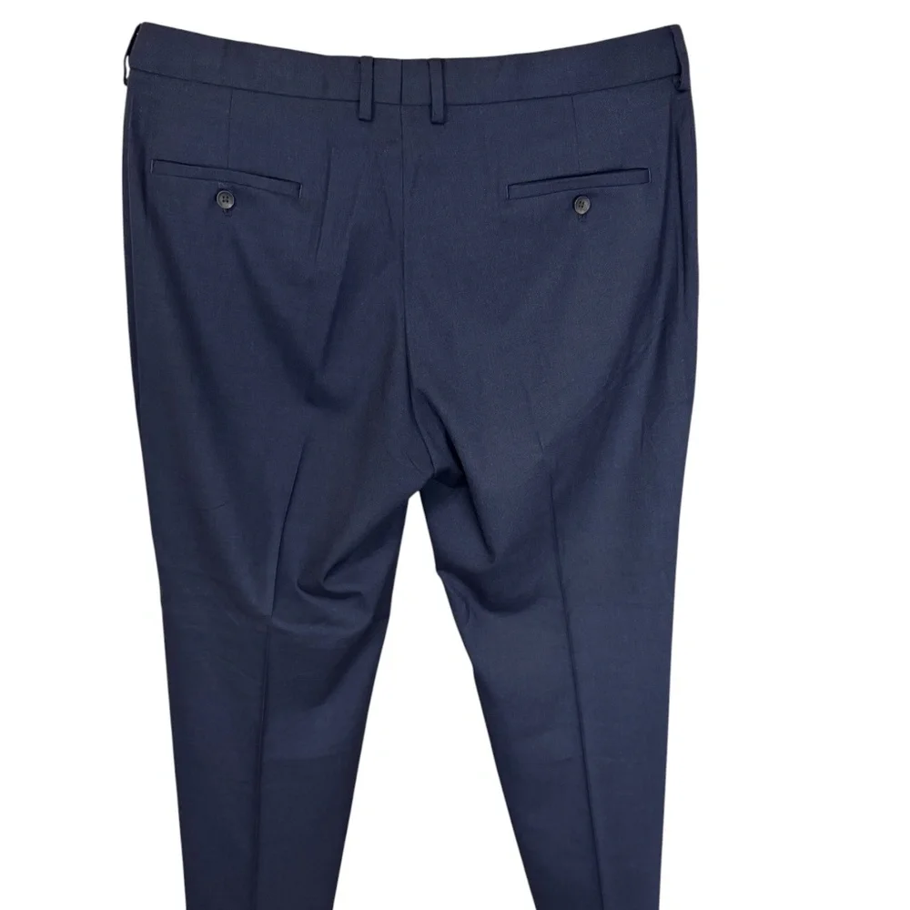 J.M.‎ Haggar classic fit pants 38x30 Dark Dusty Blue